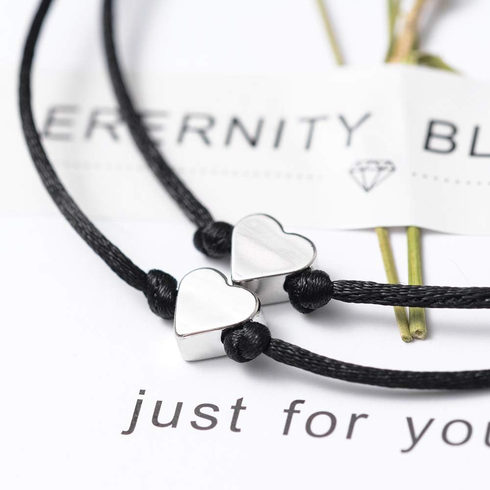 1. MANVEN Pinky Promise Matching Bracelets