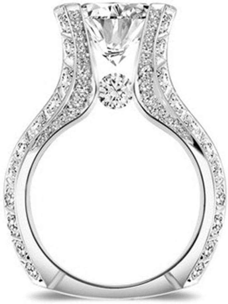 14K Rose Gold Tapered Half Bezel Engagement Ring