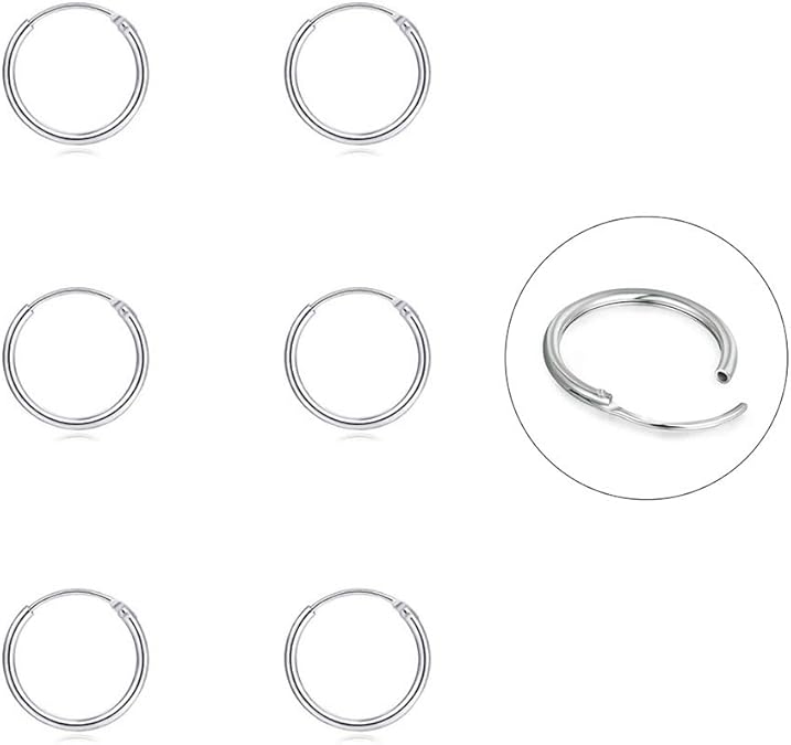 1. Cartilage Earring Endless Small Hoop by Epirora