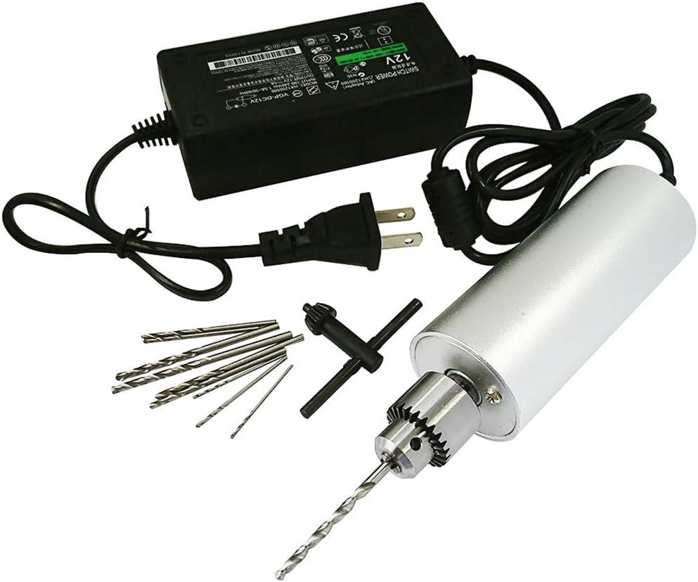 2. Yakamoz 0.3mm-4mm Micro Aluminum Handheld Drill