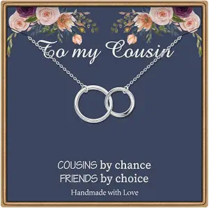4. IEFLIFE Simple Cousin Necklace