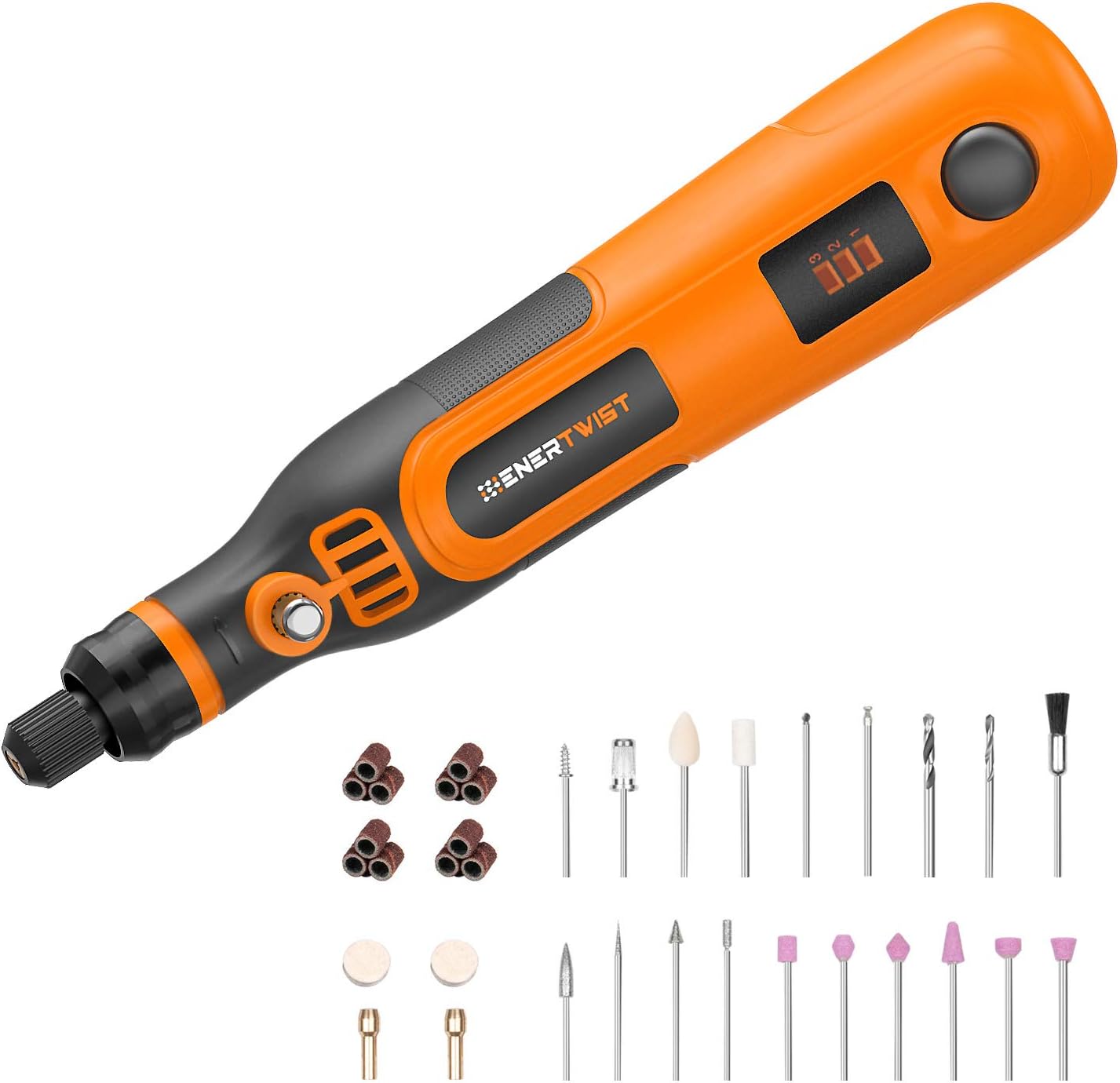 7. Enertwist 4V Max Cordless Rotary Tool Kit