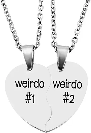 5. MJartoria For 2 Split Heart Necklace