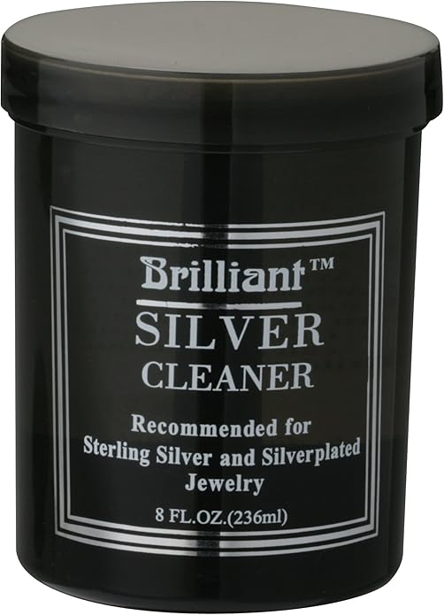 2. Brilliant 8 Oz Silver Jewelry Cleaner