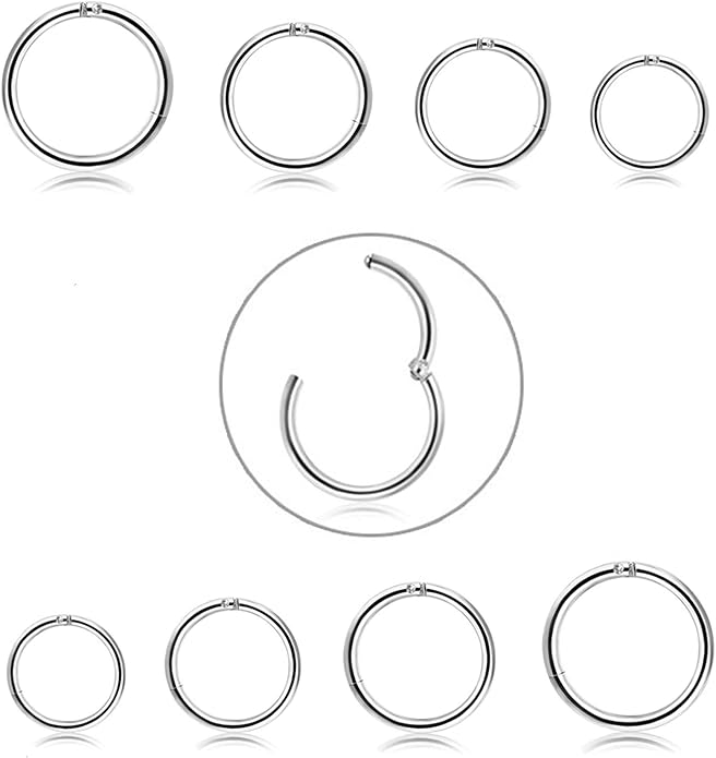 3. RIOSO 5 Pairs Earring For Tragus Piercing