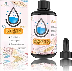 2. DecorRom Crystal Clear Hard Glue UV Curing Resin