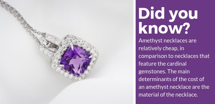 Are Amethyst Necklaces Expensive Or Cheap?