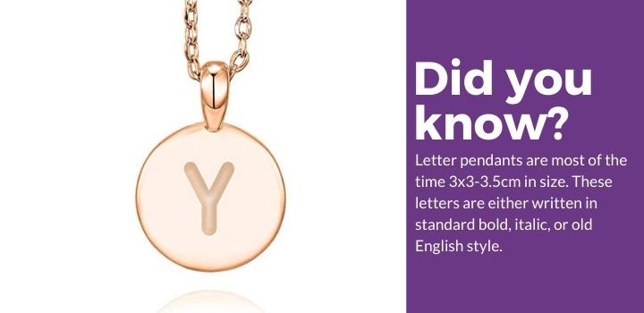 did you know letter necklaces best