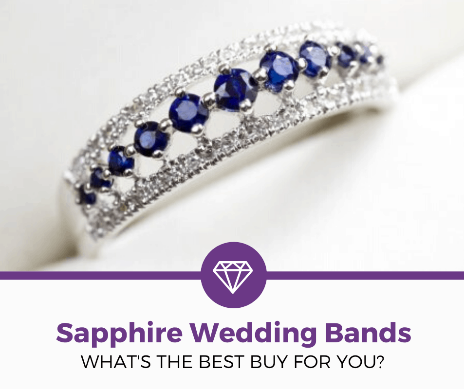 sapphire wedding bands