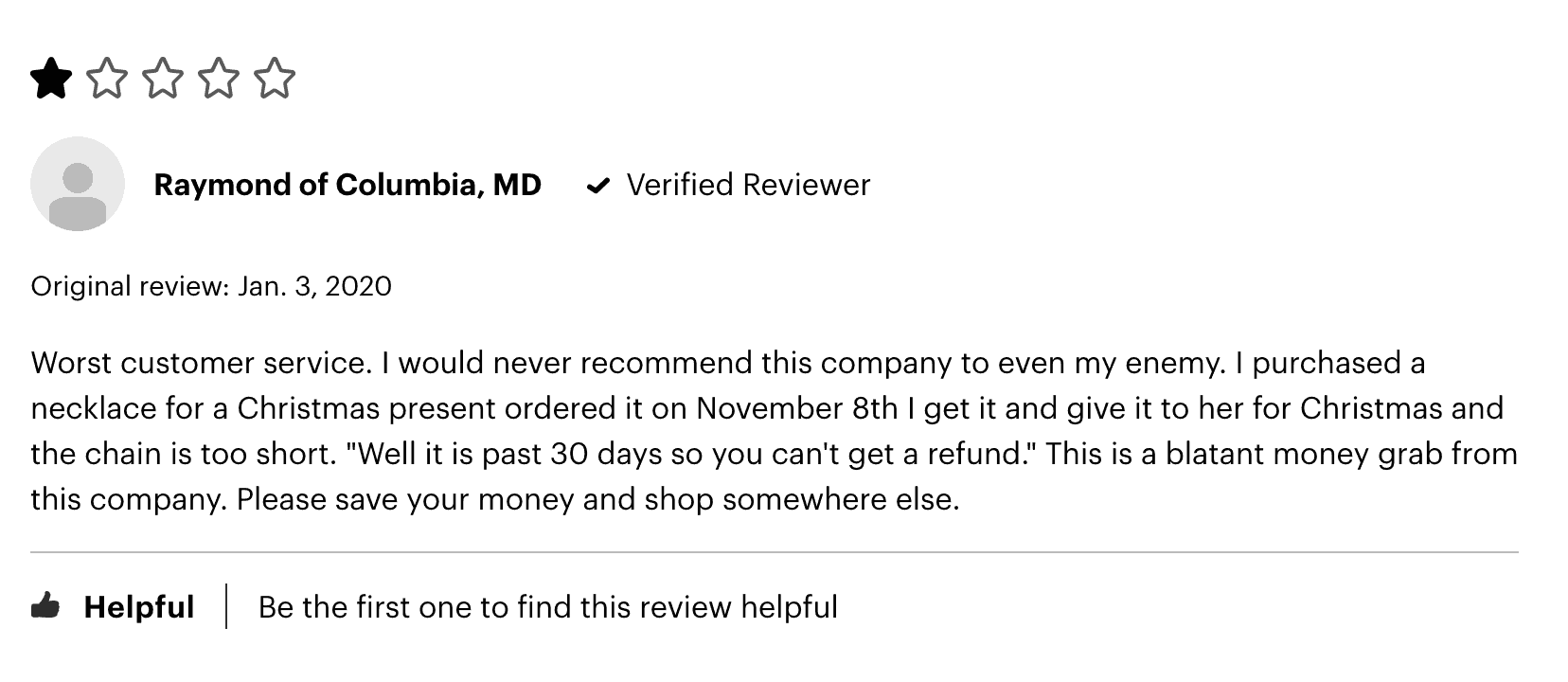 Kay poor review Kay poor review