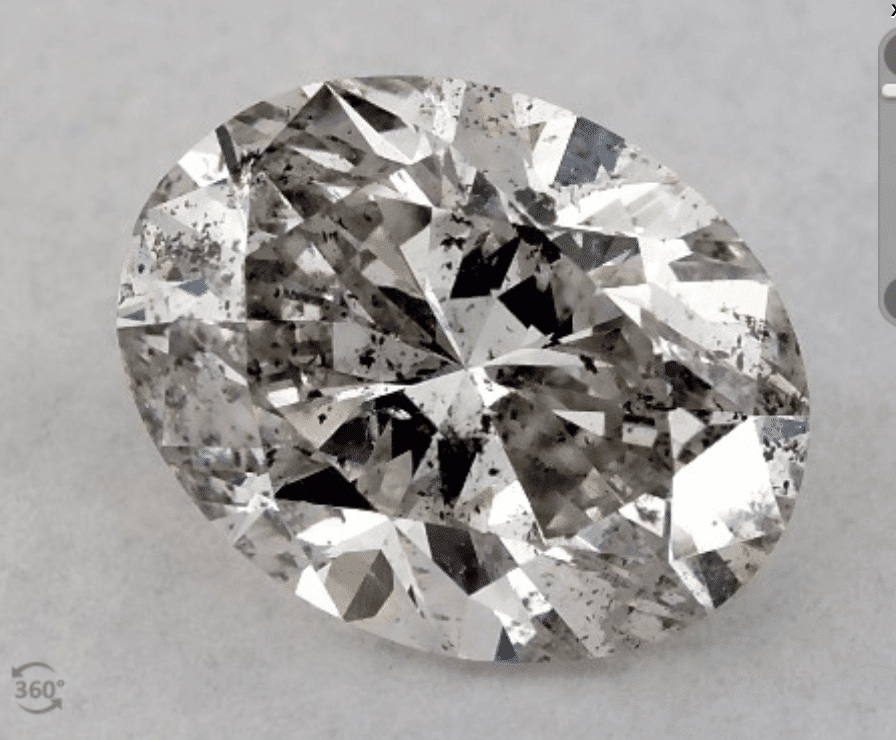 Kay diamond with inclusions