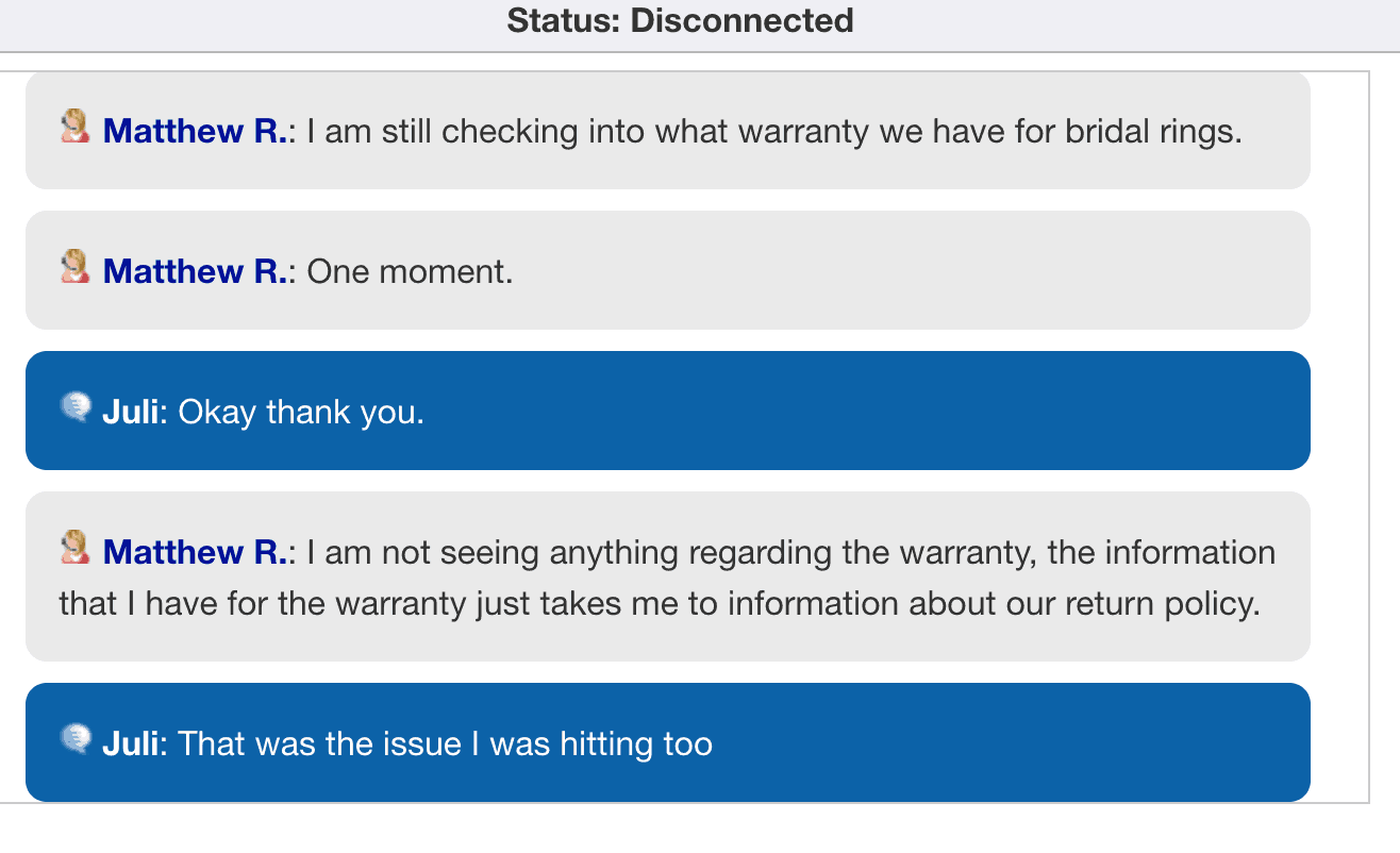 costco warranty chat
