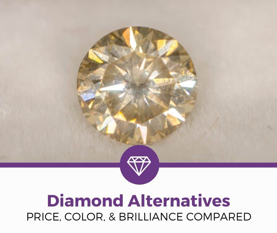 diamond alternatives for engagement rings compared