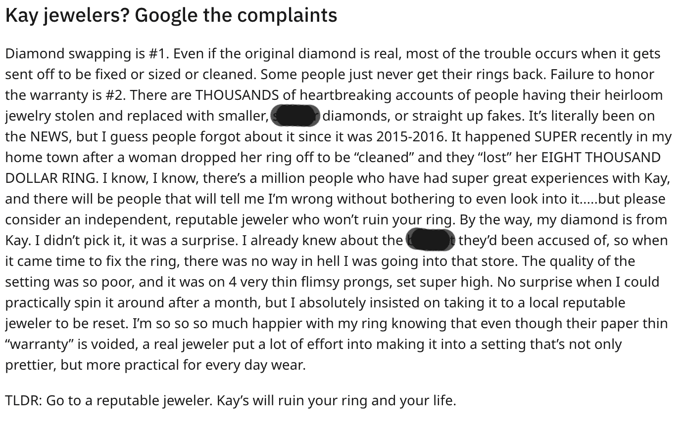 Kay bbb bad review Kay bbb bad review