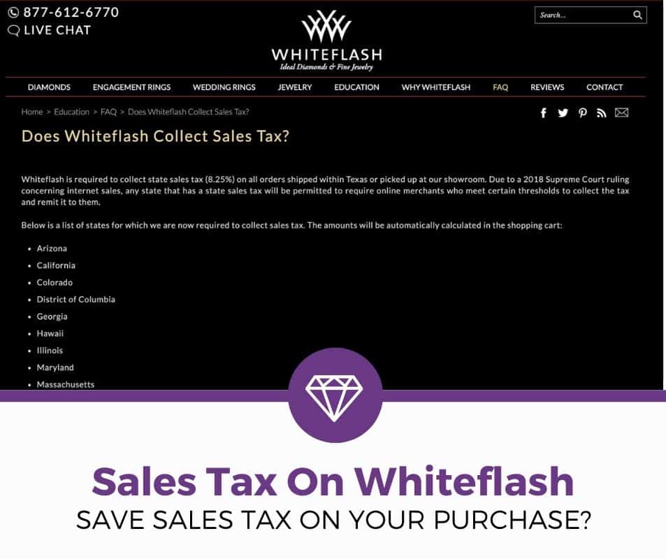 save sales tax whiteflash jewelry save sales tax whiteflash jewelry