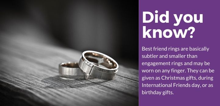 Best Friend Rings For 2 Facts