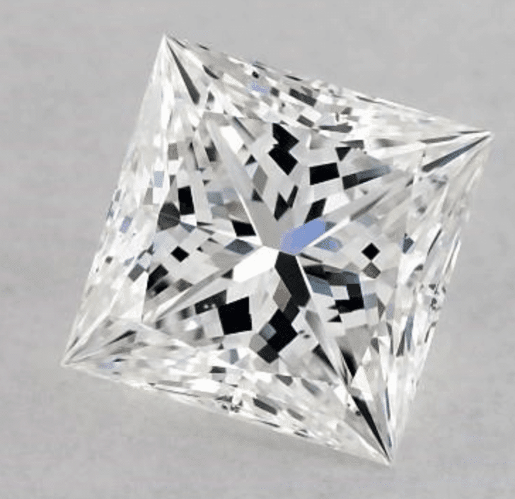 e color princess cut diamond 1.01 carat