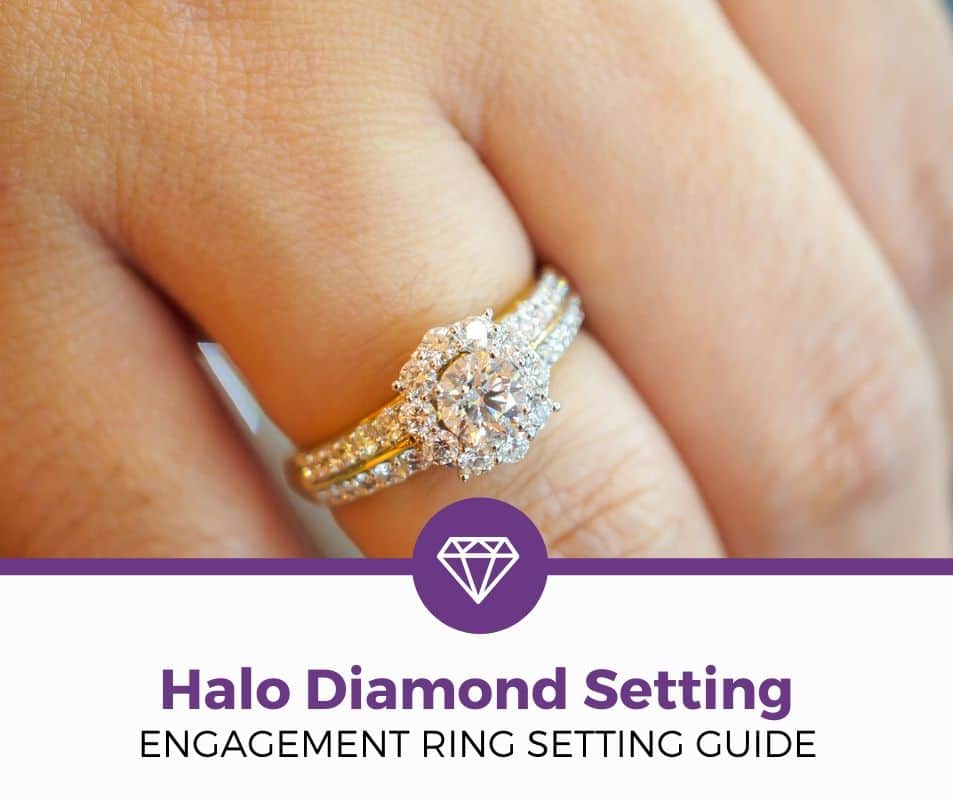 halo diamond setting guide