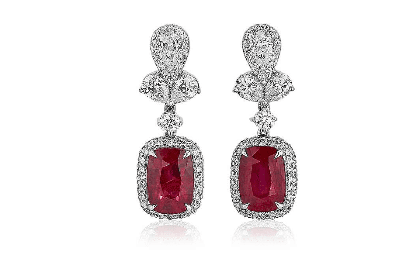 blue nile ruby earrings