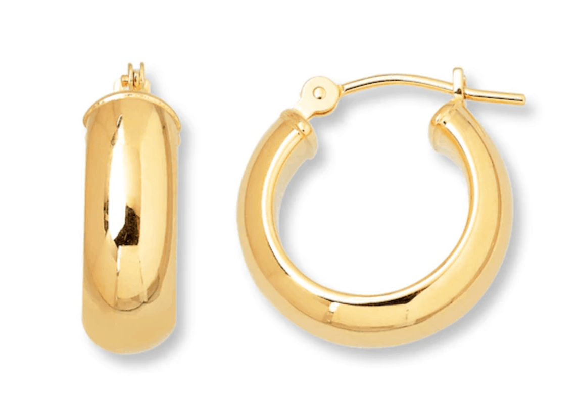 kay outlet 14k yellow gold earrings