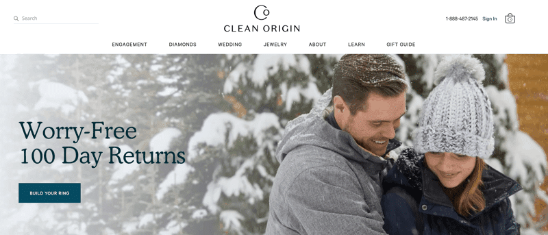 clean origin vintage rings