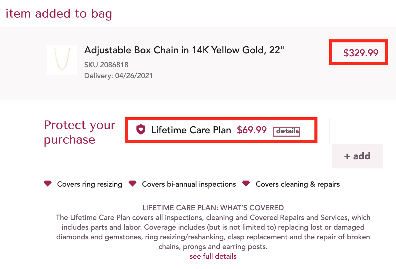 helzberg lifetime care plan
