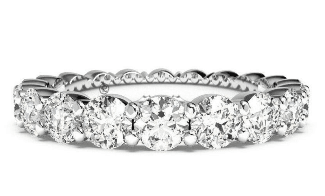 2 Carat TDW Lab Diamond Weddiing Band