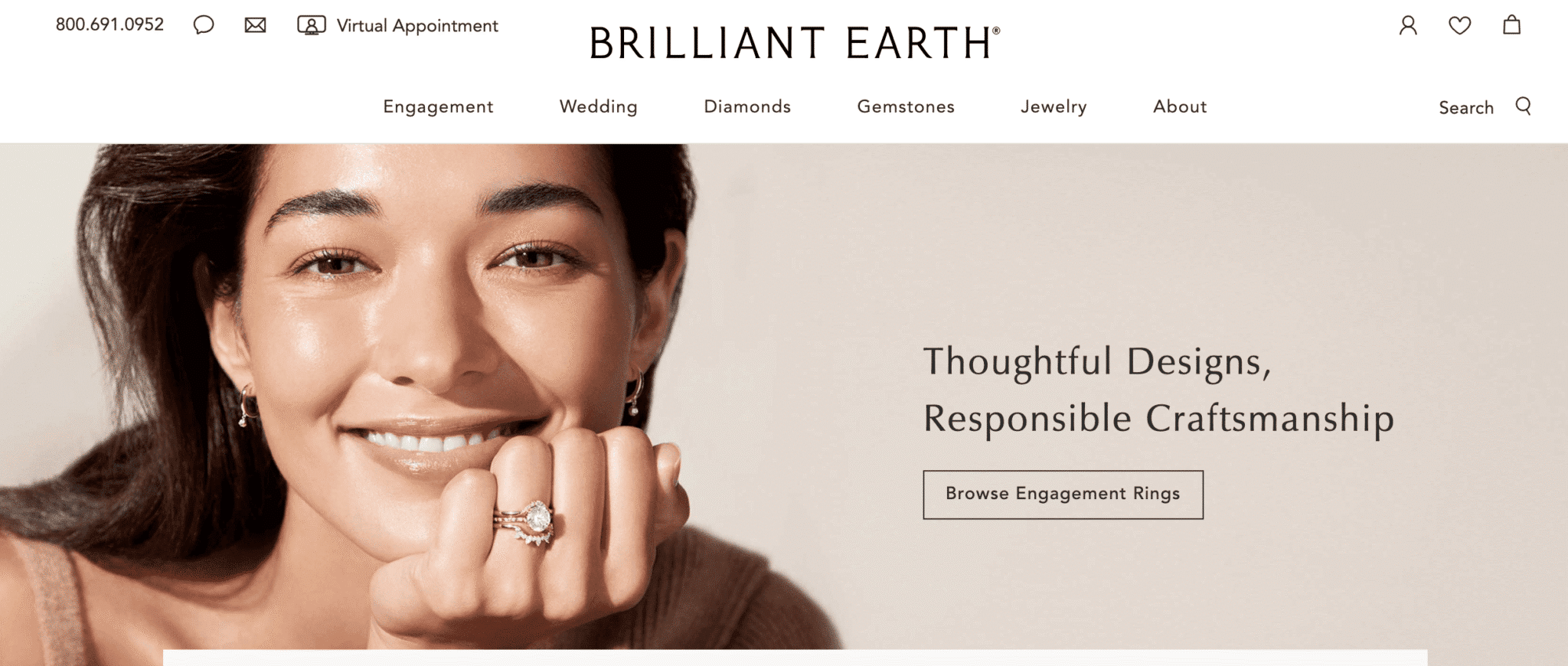 brilliant earth banner