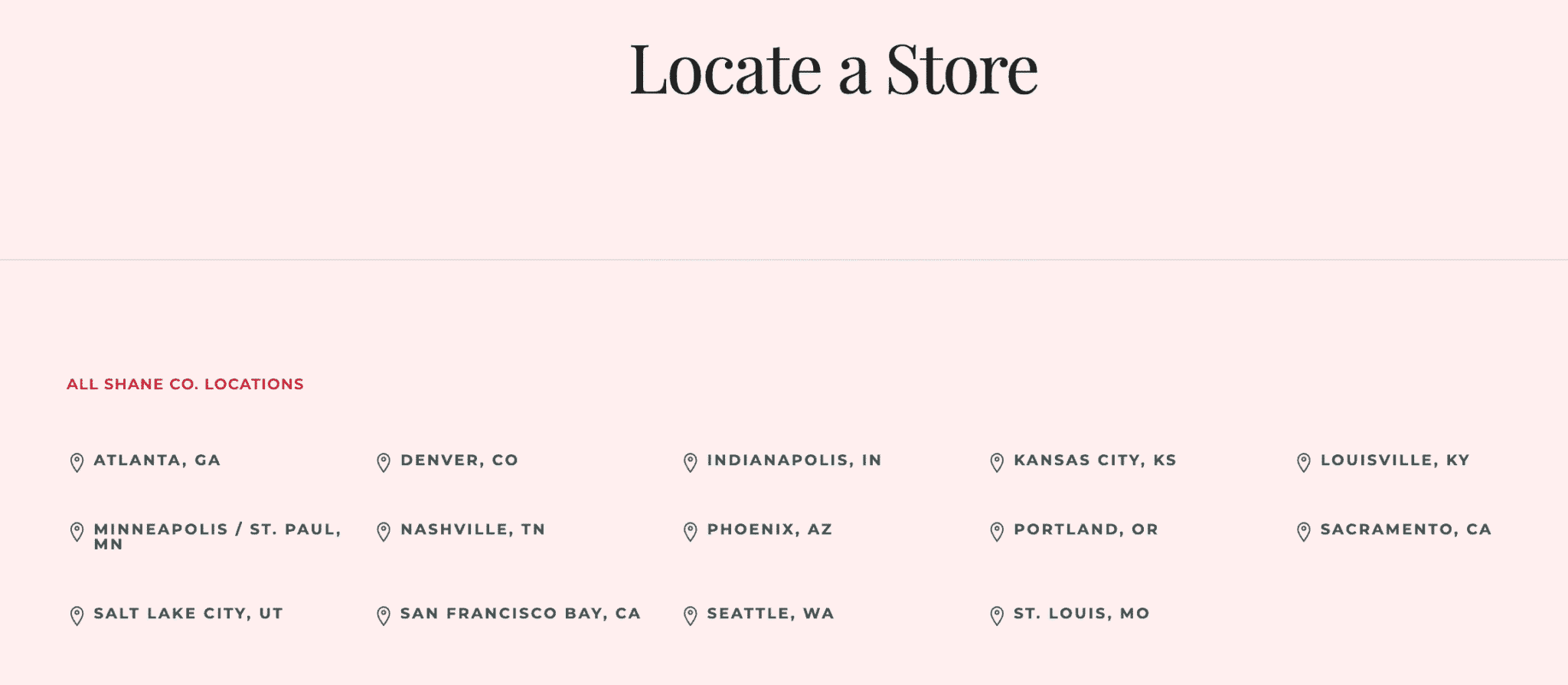 shane co store location