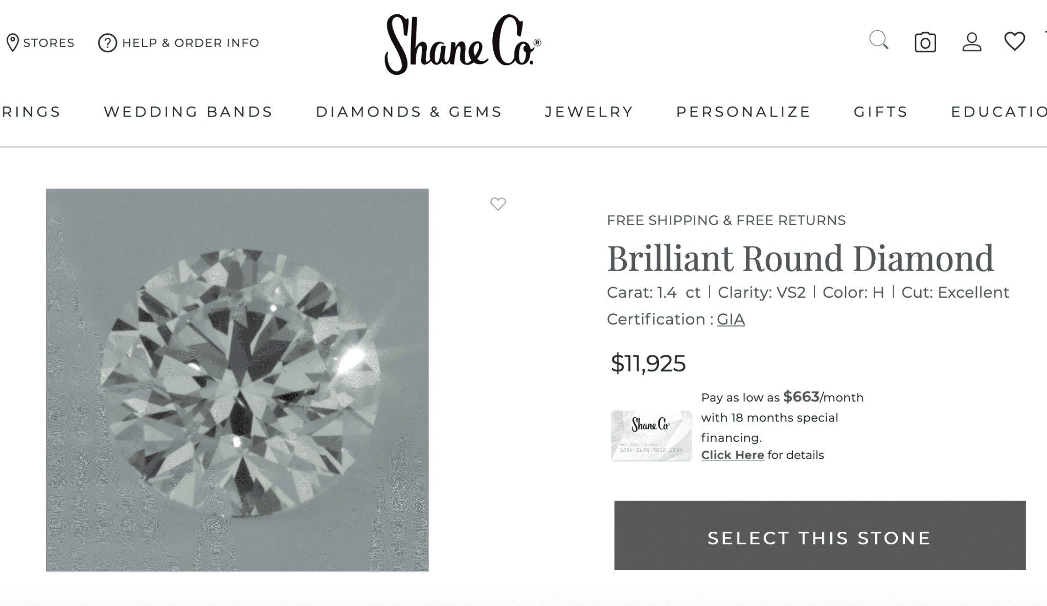 brilliant round diamond