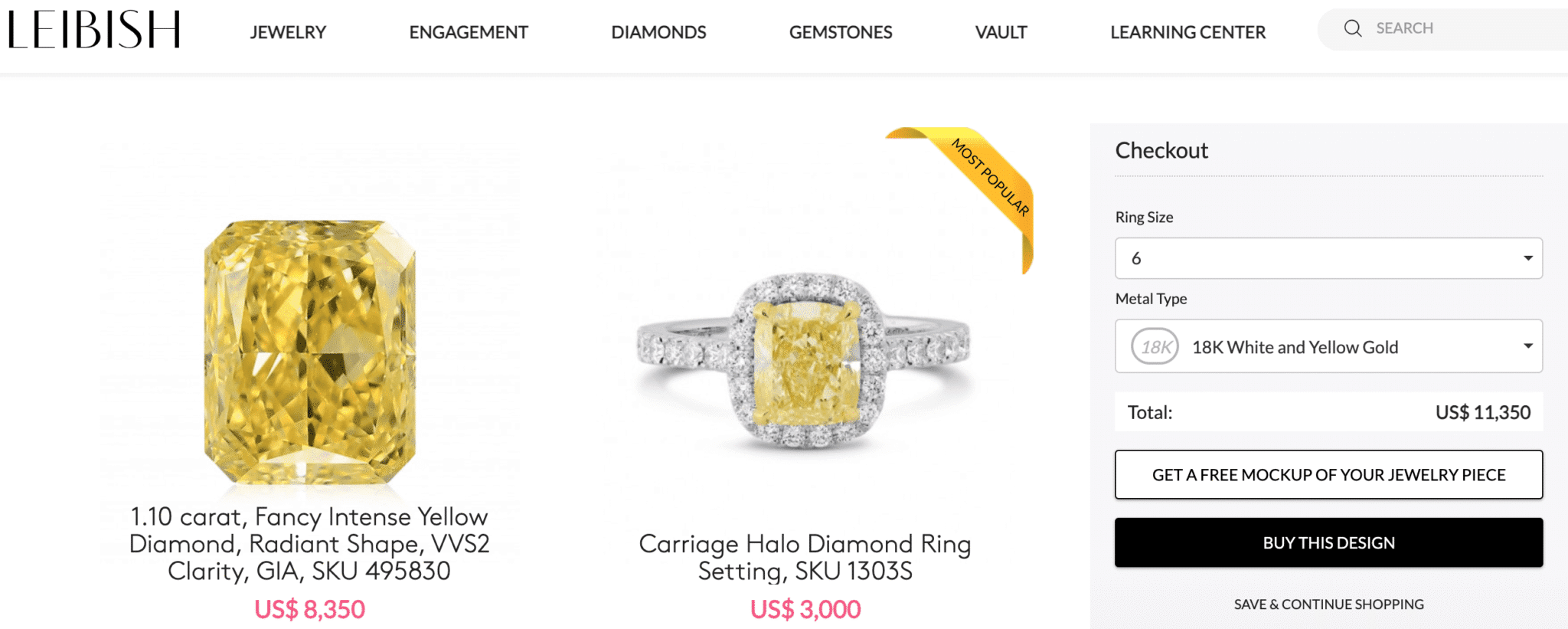 carriage halo diamond ring