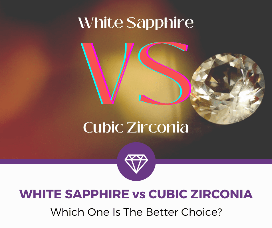 white sapphire vs cubic zirconia