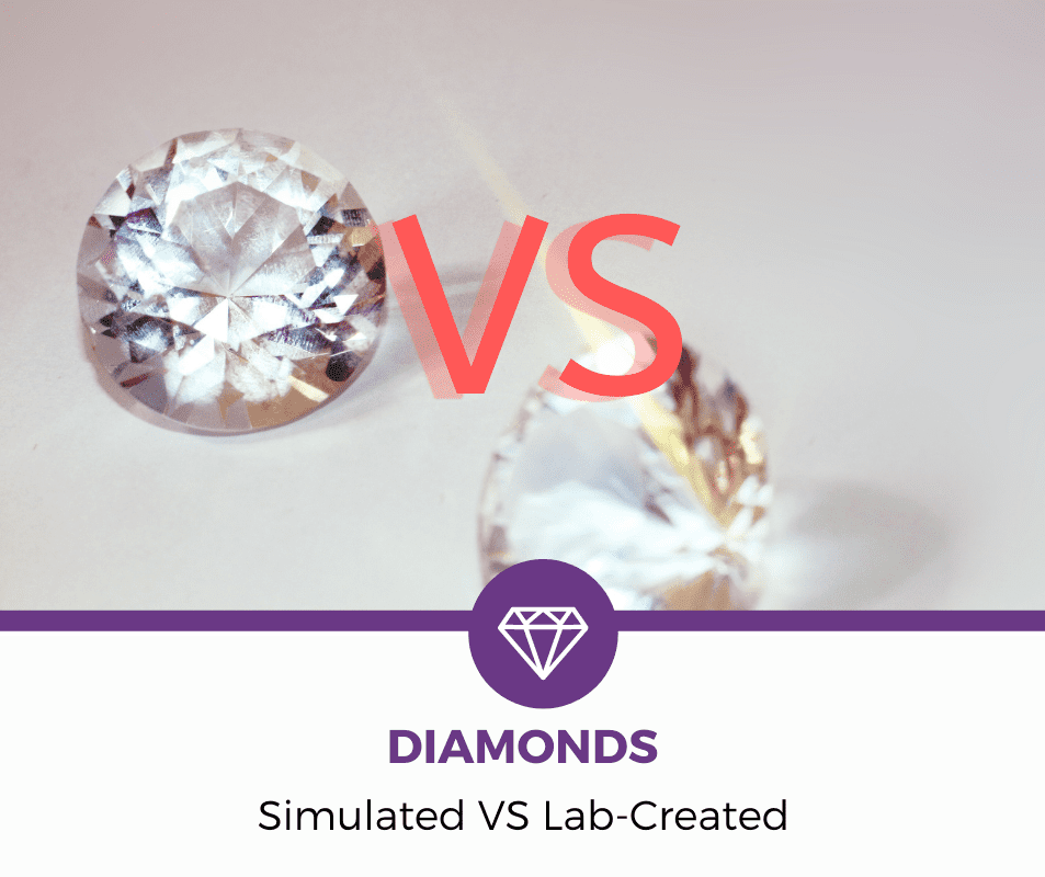 simulated vs lab-created diamonds