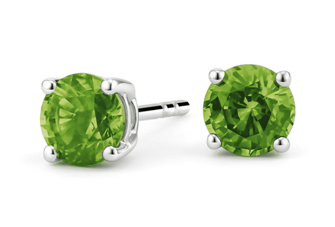 peridot earrings