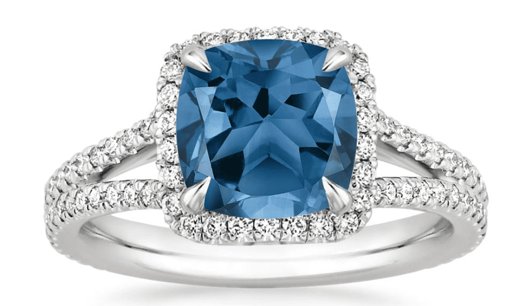 london blue topaz ring