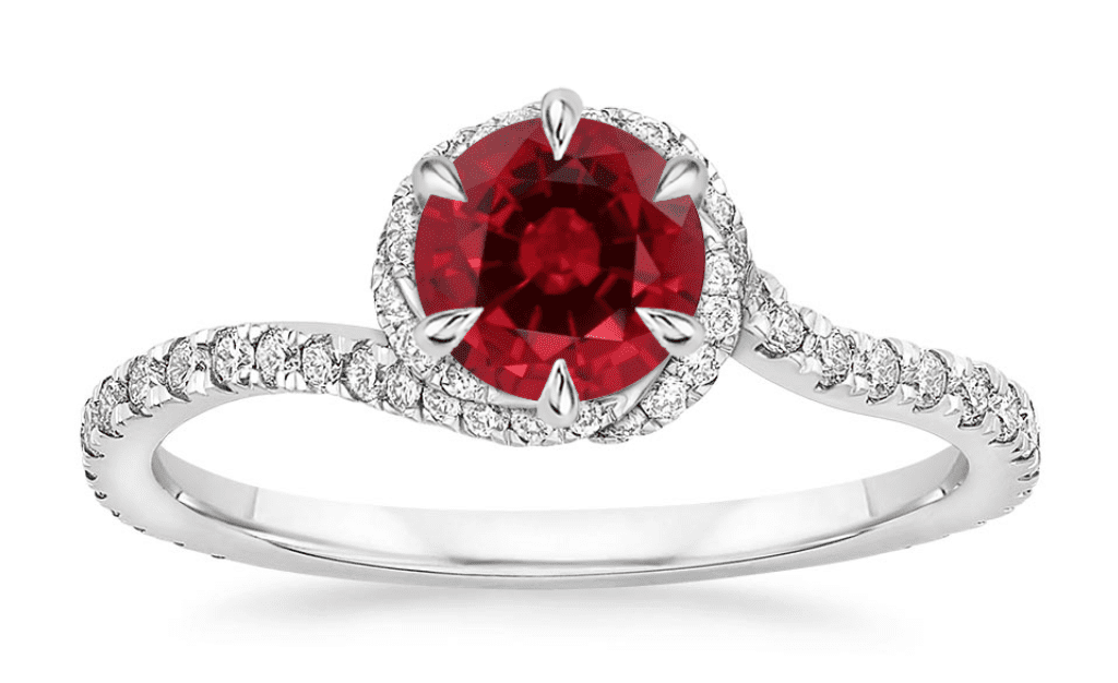 ruby diamond ring