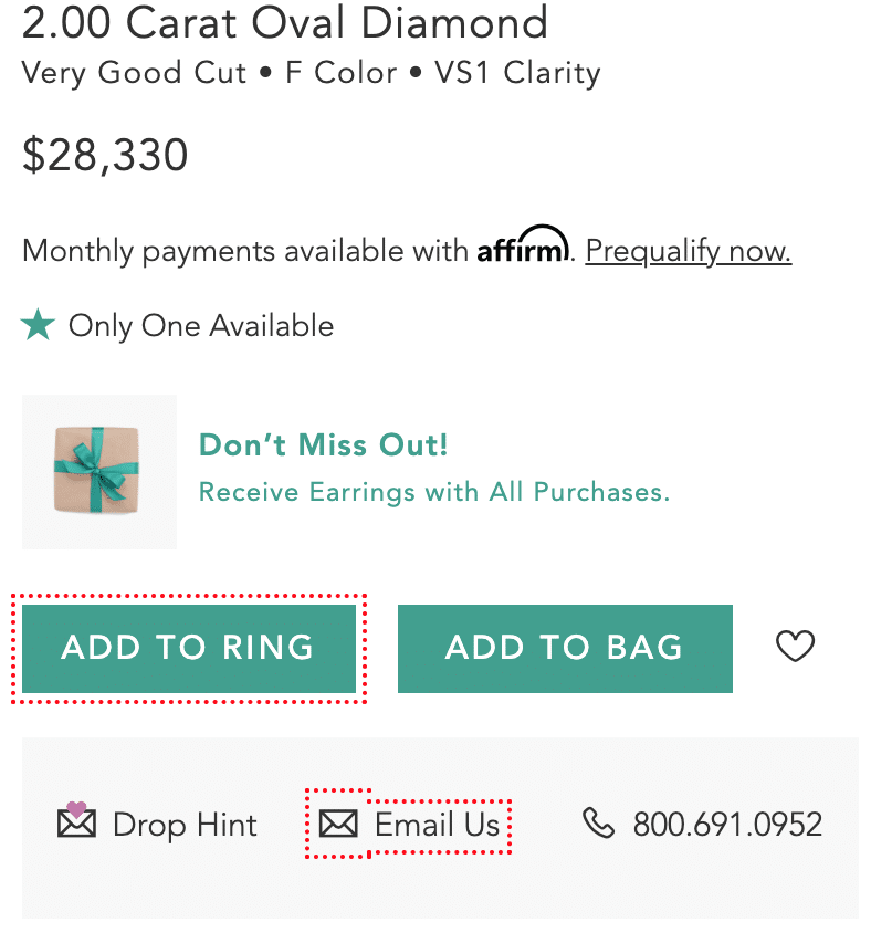 2 carat blockchain diamond