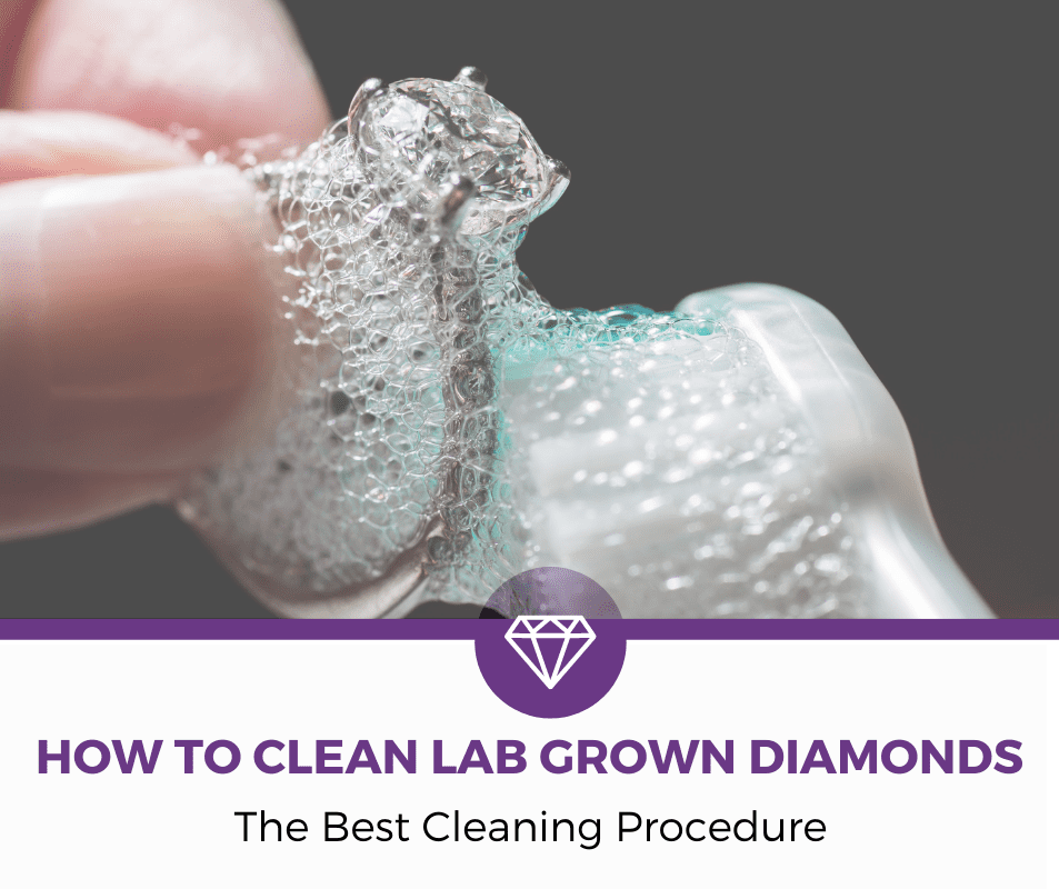 cleaning lab grown diamonds