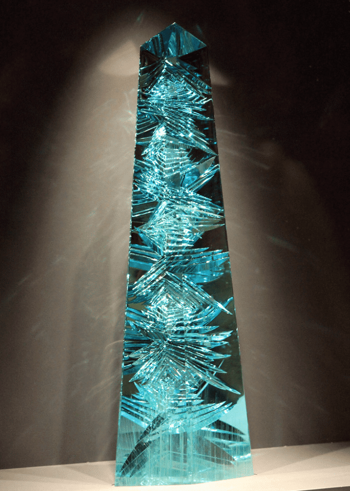 natural aquamarine in large crystals