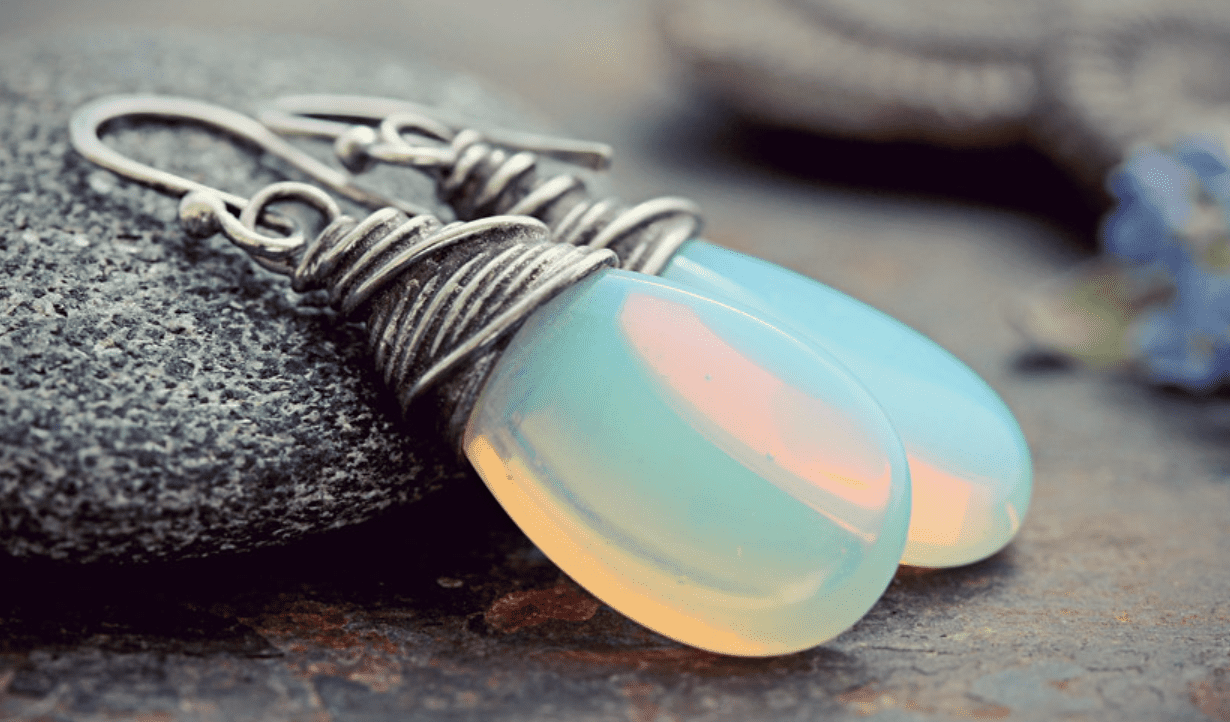 opalite earrings