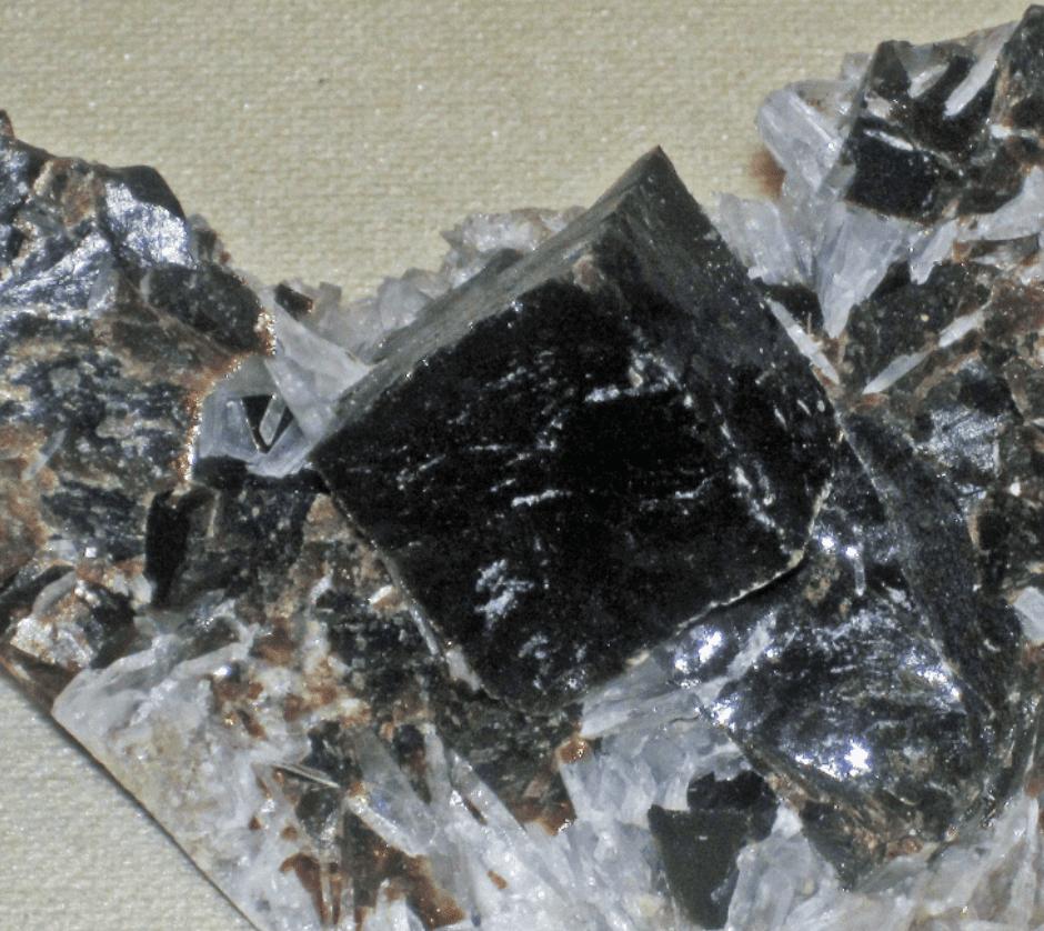 gray fluorite