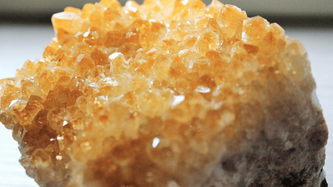 citrine cluster