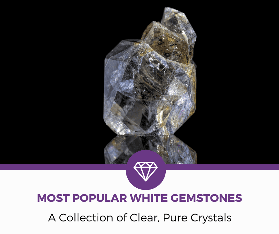 white gemstones