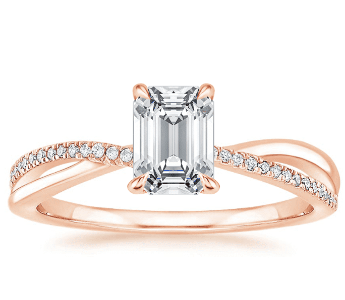 crossover engagement ring