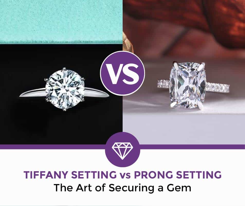 tiffany setting vs prong setting tiffany setting vs prong setting