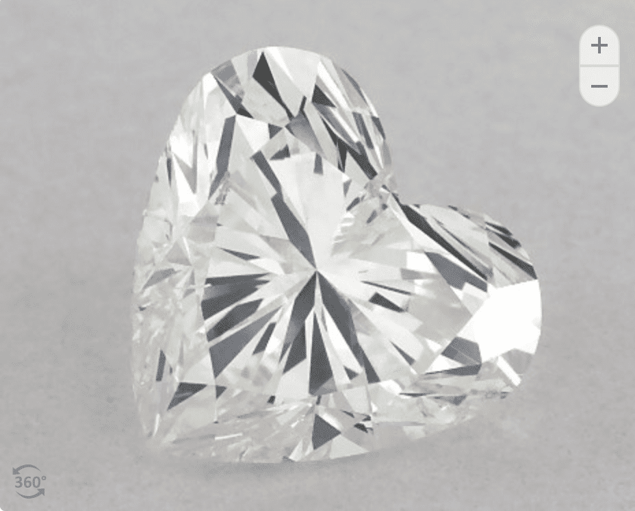 SI2 heart diamond