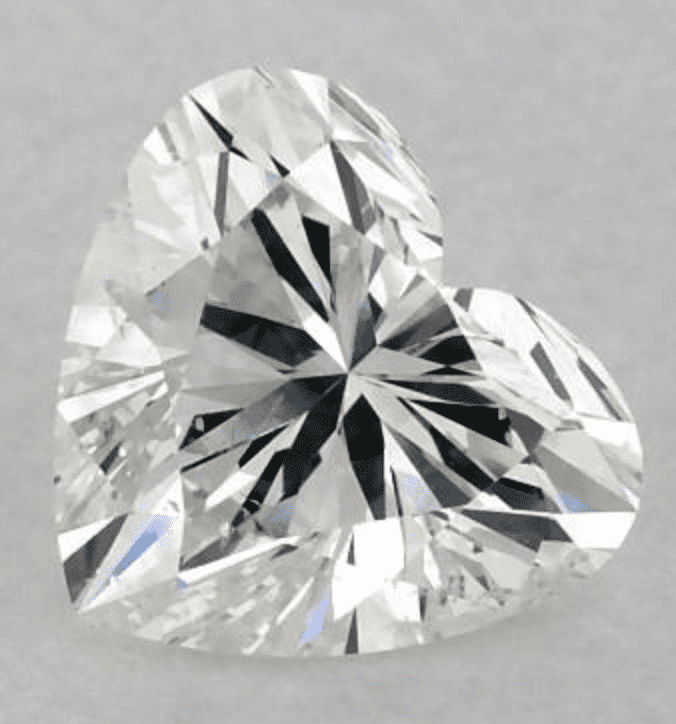 H Color Heart Diamond