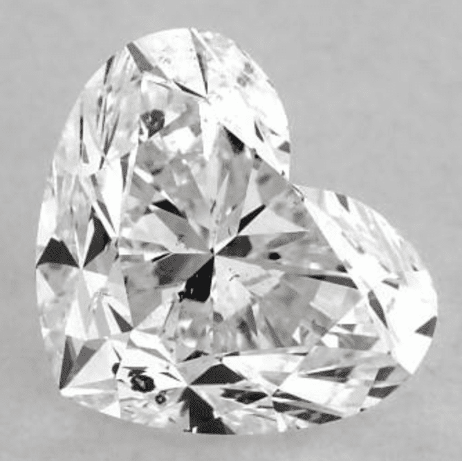 E Color Heart Diamond