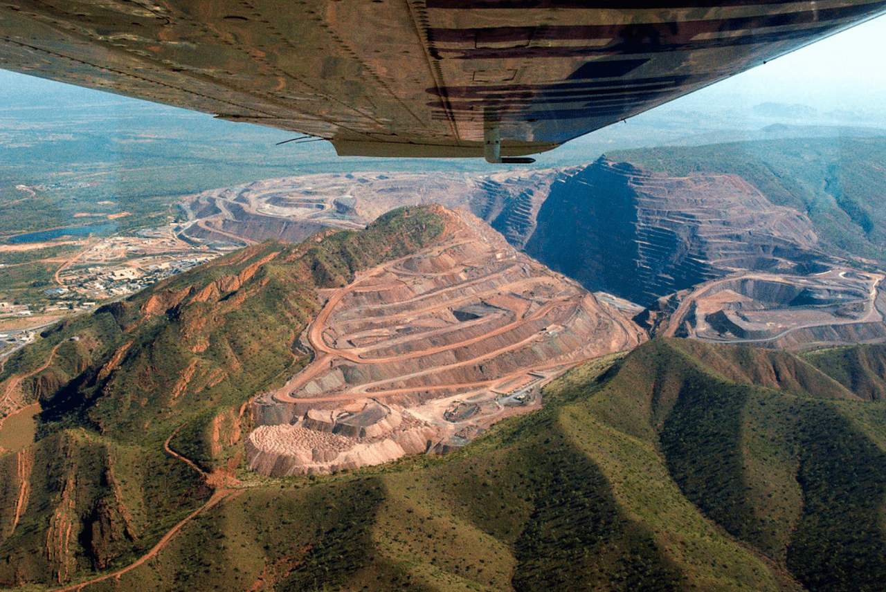 Argyle Mine Aerial View