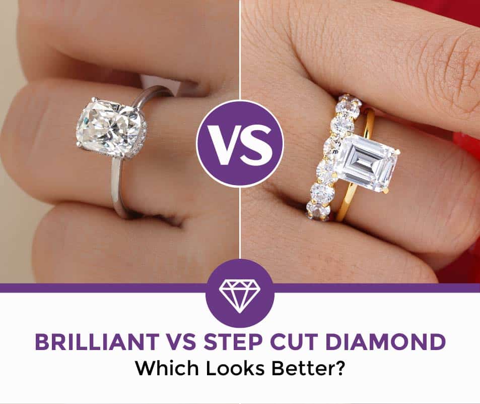 brilliant vs step cut diamonds brilliant vs step cut diamonds